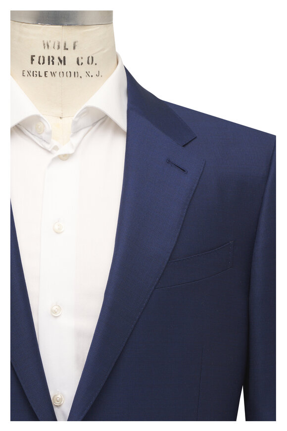 Zegna Dark Blue Trofeo Wool Suit