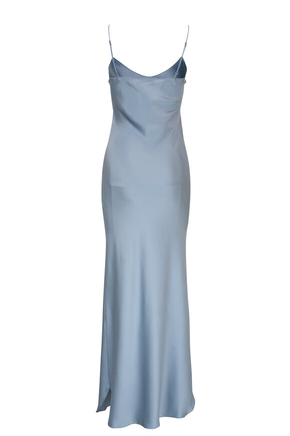 Nili Lotan - Cami Vintage Blue Silk Maxi Dress