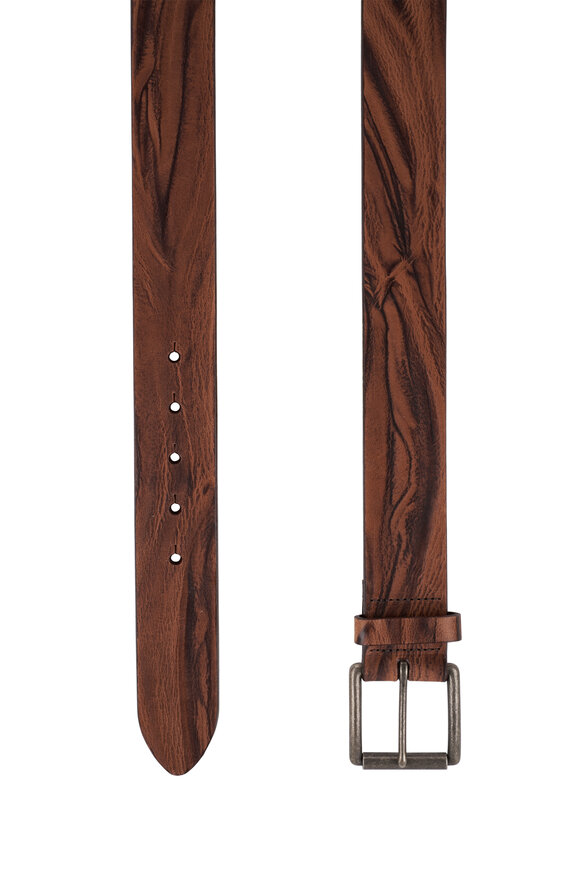 Corridor Braided Leather Belt - Brown / Men / Belt