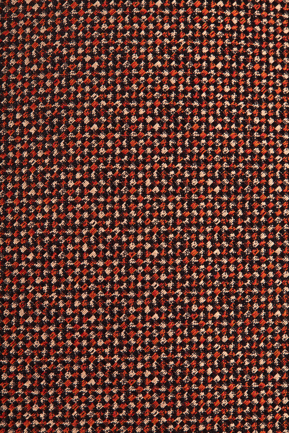 Kiton - Orange Textured Silk Necktie 