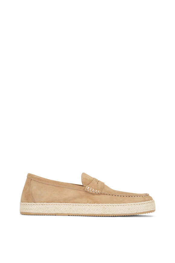 Ron White Dylan Caramel Suede Penny Loafer - view 3