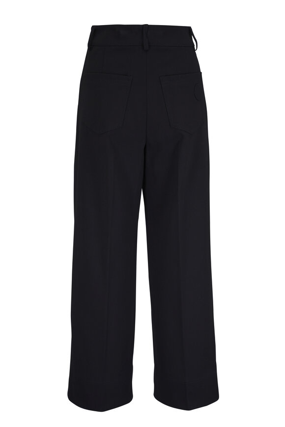 Akris Punto Chiara Black High Rise Wide Leg Jean - view 5