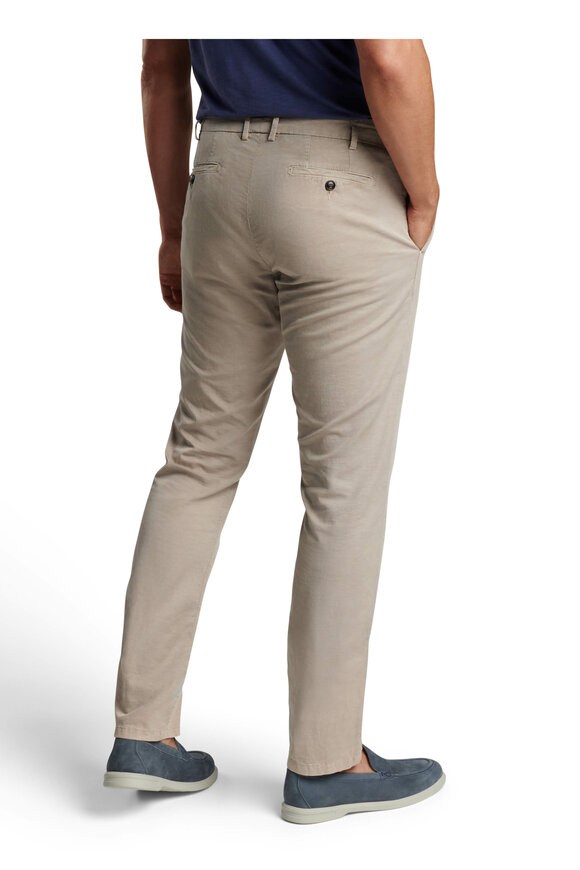 Peter Millar - Somerset Khaki Flat Front Pant 