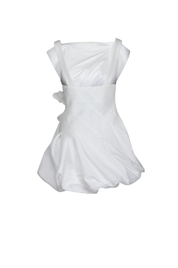 Acler Falldon White Bubble Mini Dress - view 2