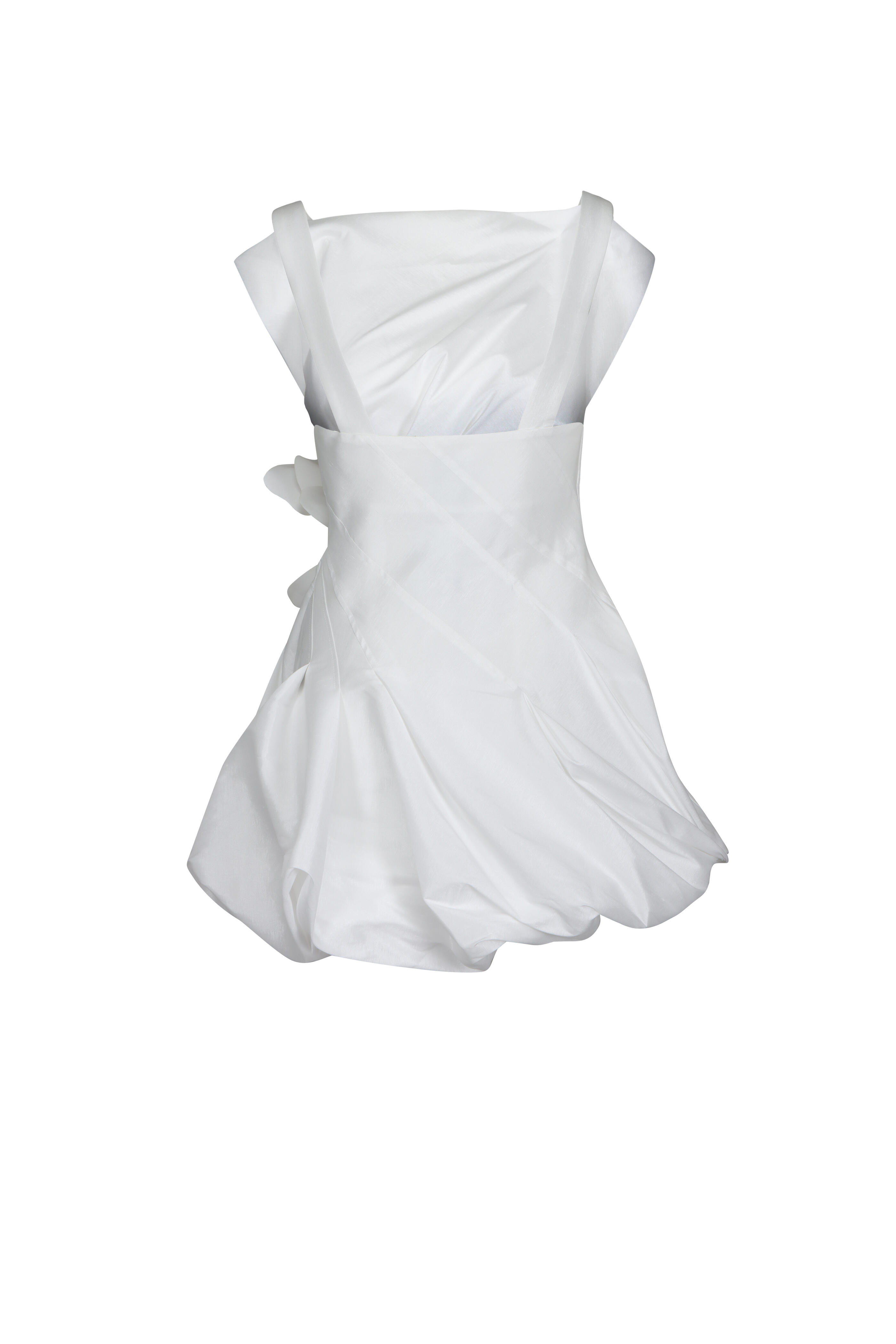 Acler - Falldon White Bubble Mini Dress