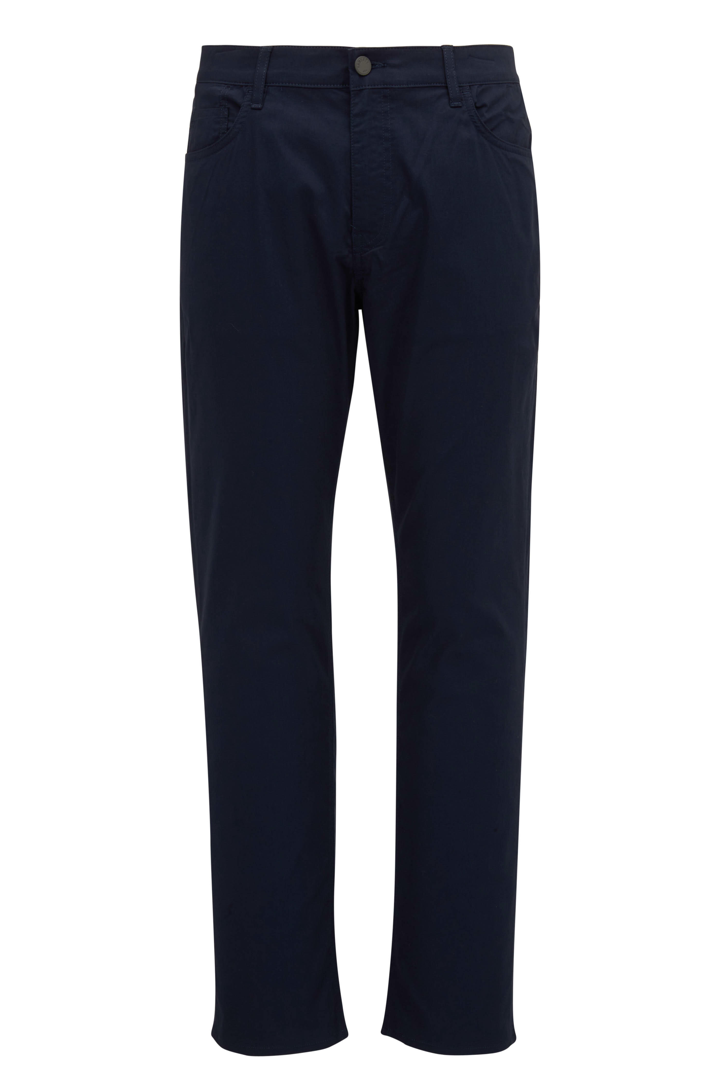 Faherty Brand - Movement™ Navy Five-Pocket Pant | Mitchell Stores