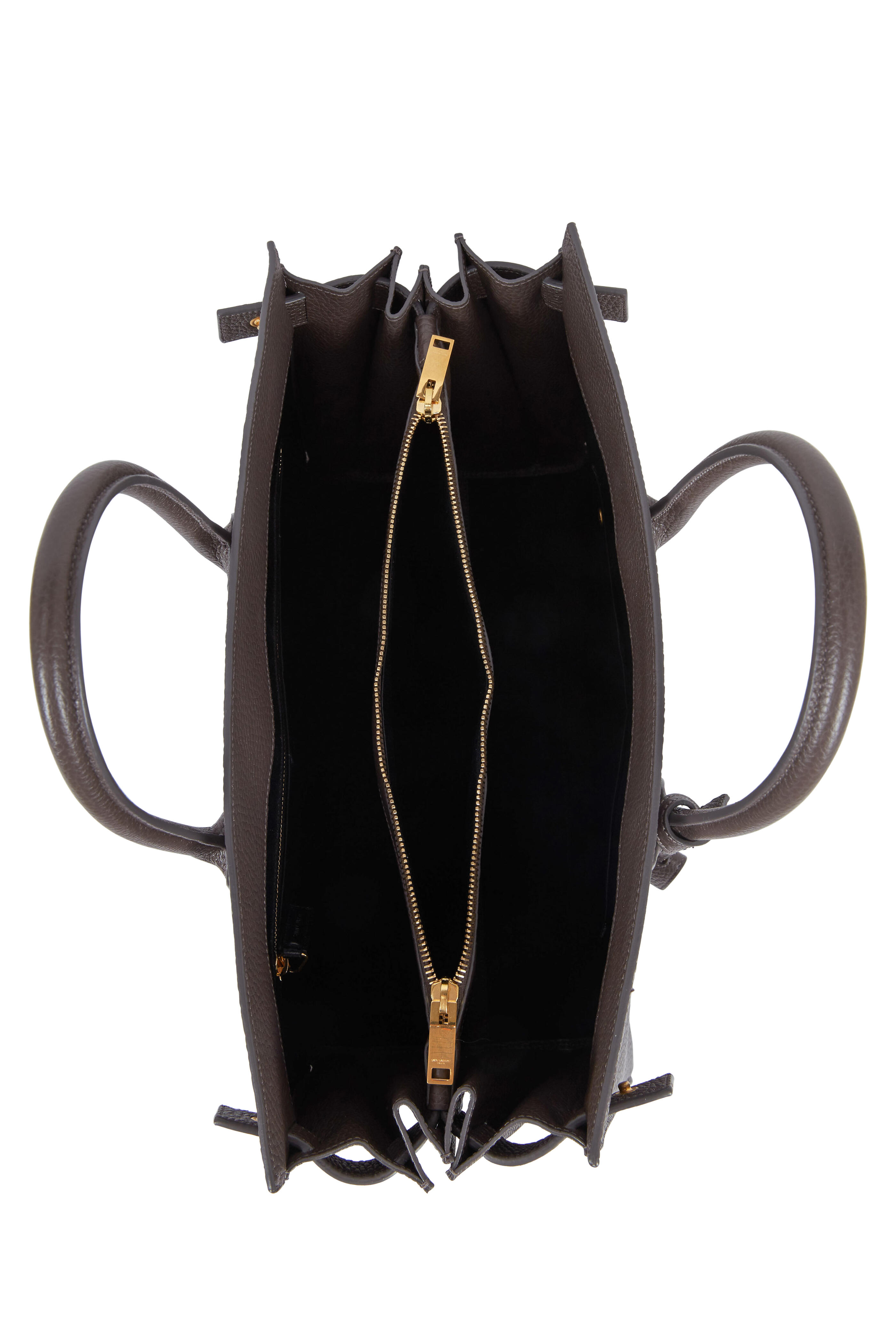 Saint Laurent - Sac De Jour Gray Grained Leather Medium Tote