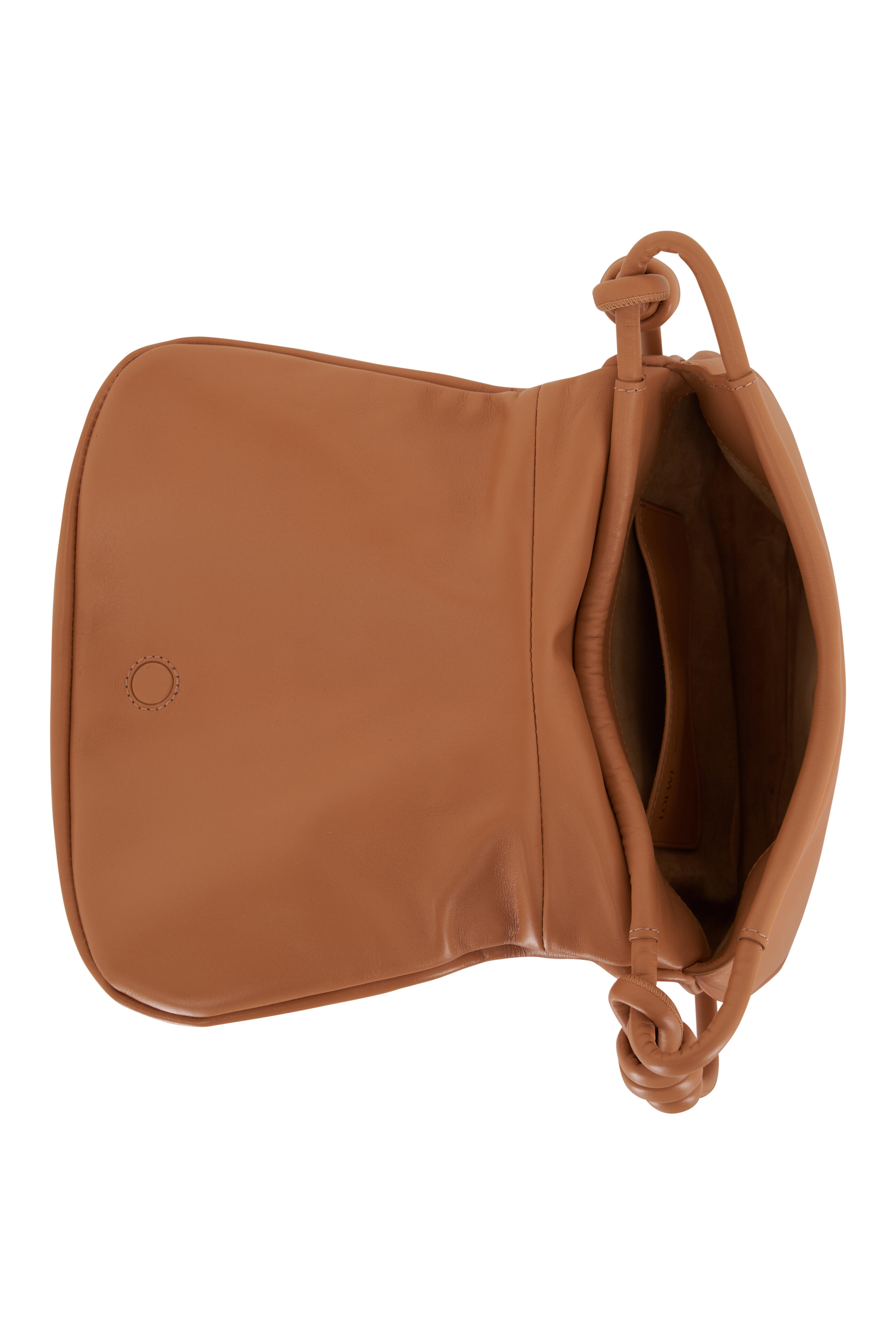 Loewe - Paseo Shiny Leather Warm Desert Satchel