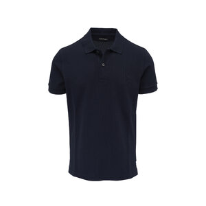 Tシャツ・カットソー TOM FORD Black Piquet Polo Shirt TOM FORD Silk Cotton Piquet Polo Ss Polo in Black | FWRD