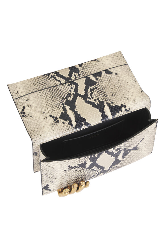 Khaite Embossed Leather Hand Clutch - view 5