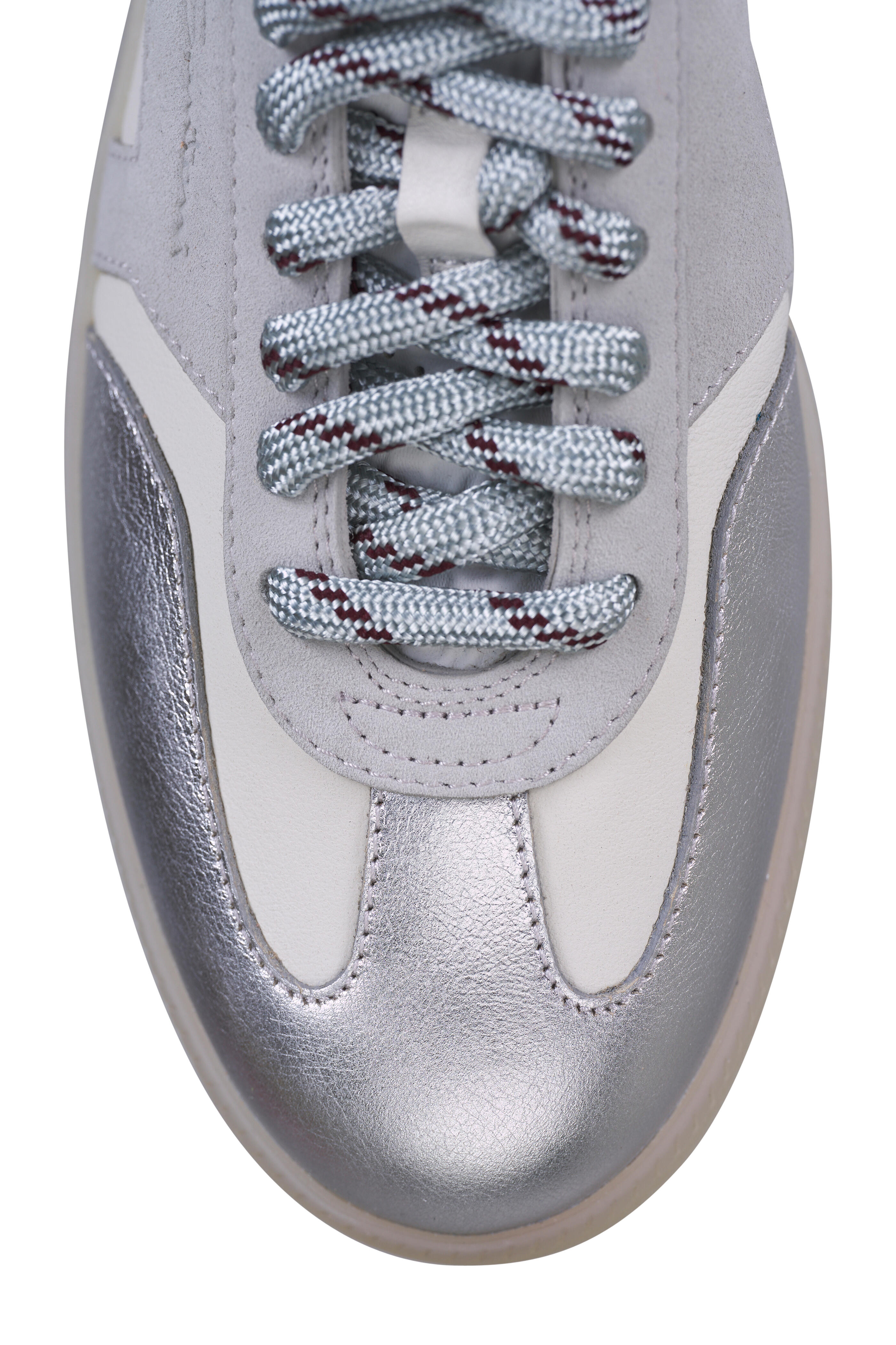 Santoni - Olympic Gray & Silver Sneaker