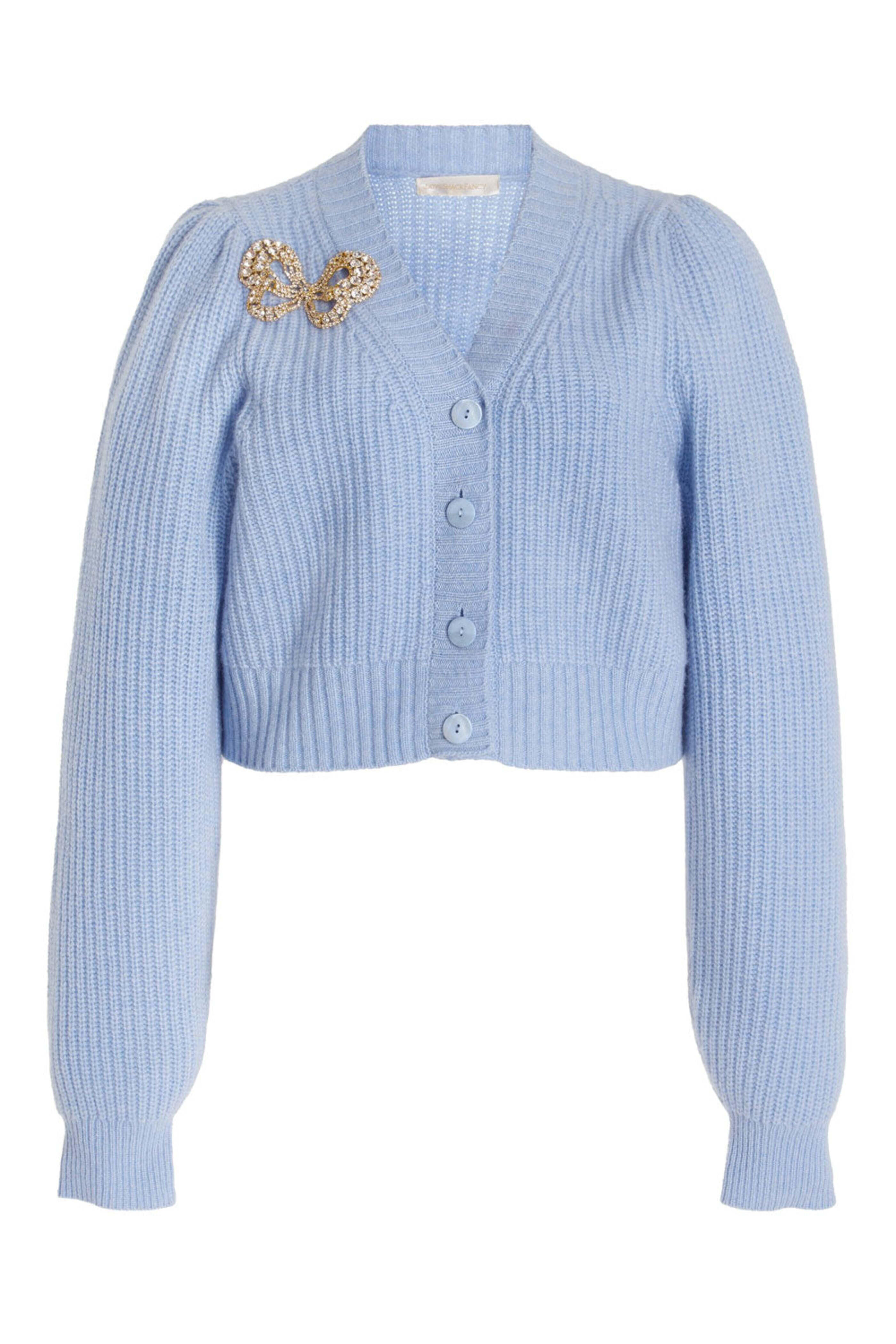Loveshackfancy - Blue Haze Larsa Cropped Cardigan