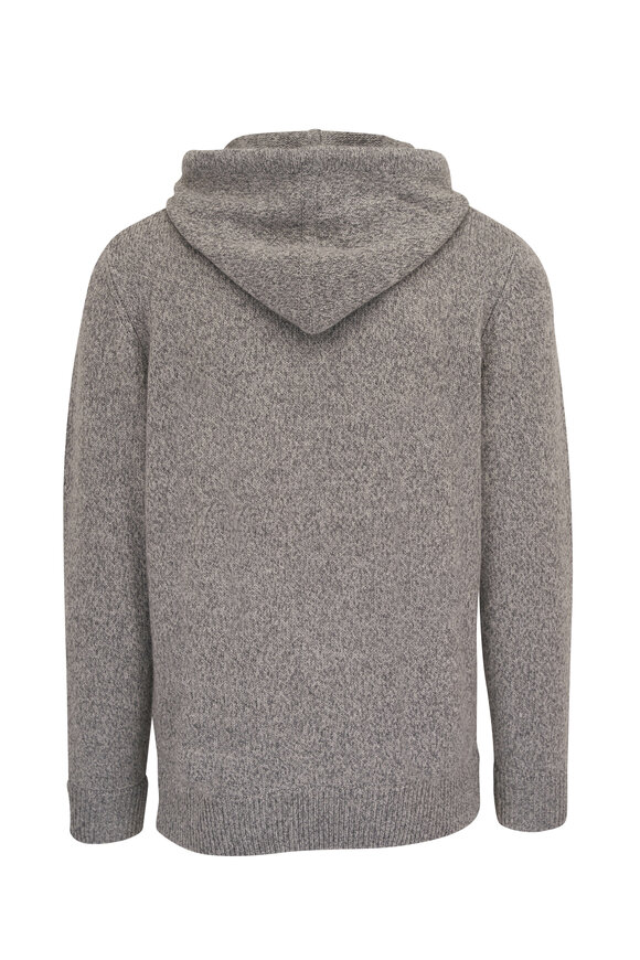 Faherty Brand - Gray Wool & Cashmere Hoodie 