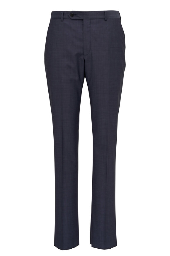 Samuelsohn - Gray Tonal Fine Plaid Suit