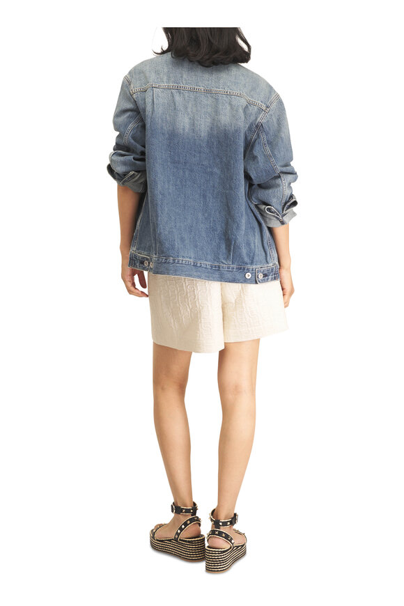 Moncler Taupe Recycled Matte Longue Saison Shorts - view 4