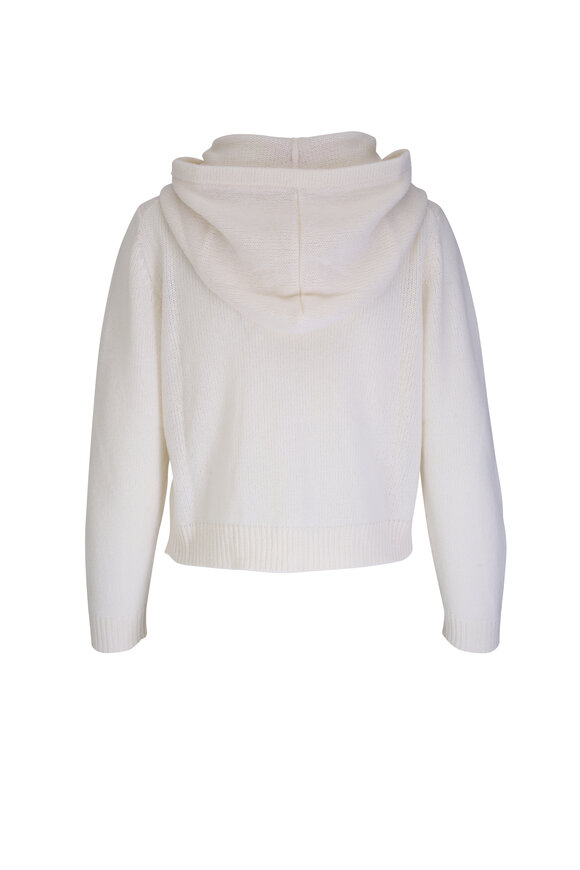 The Elder Statesman - Nimbus Chalk Cashmere Hoodie