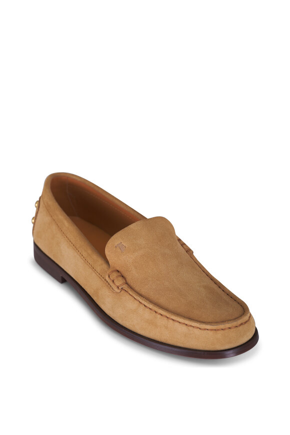Tod's Gomma Ginger Suede Loafer - view 1