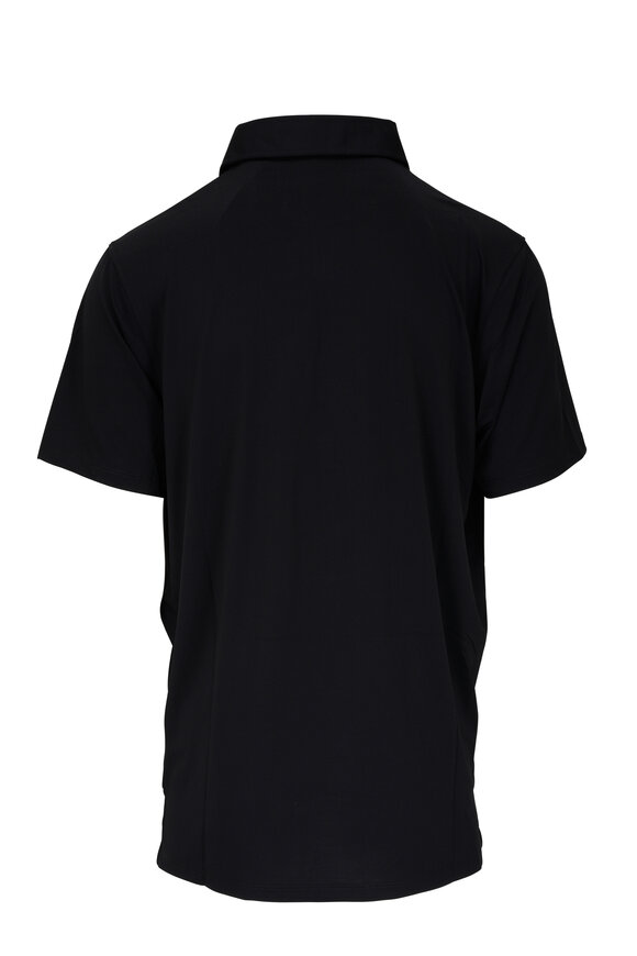 Greyson - Tala Shepherd Black Stretch Polo 