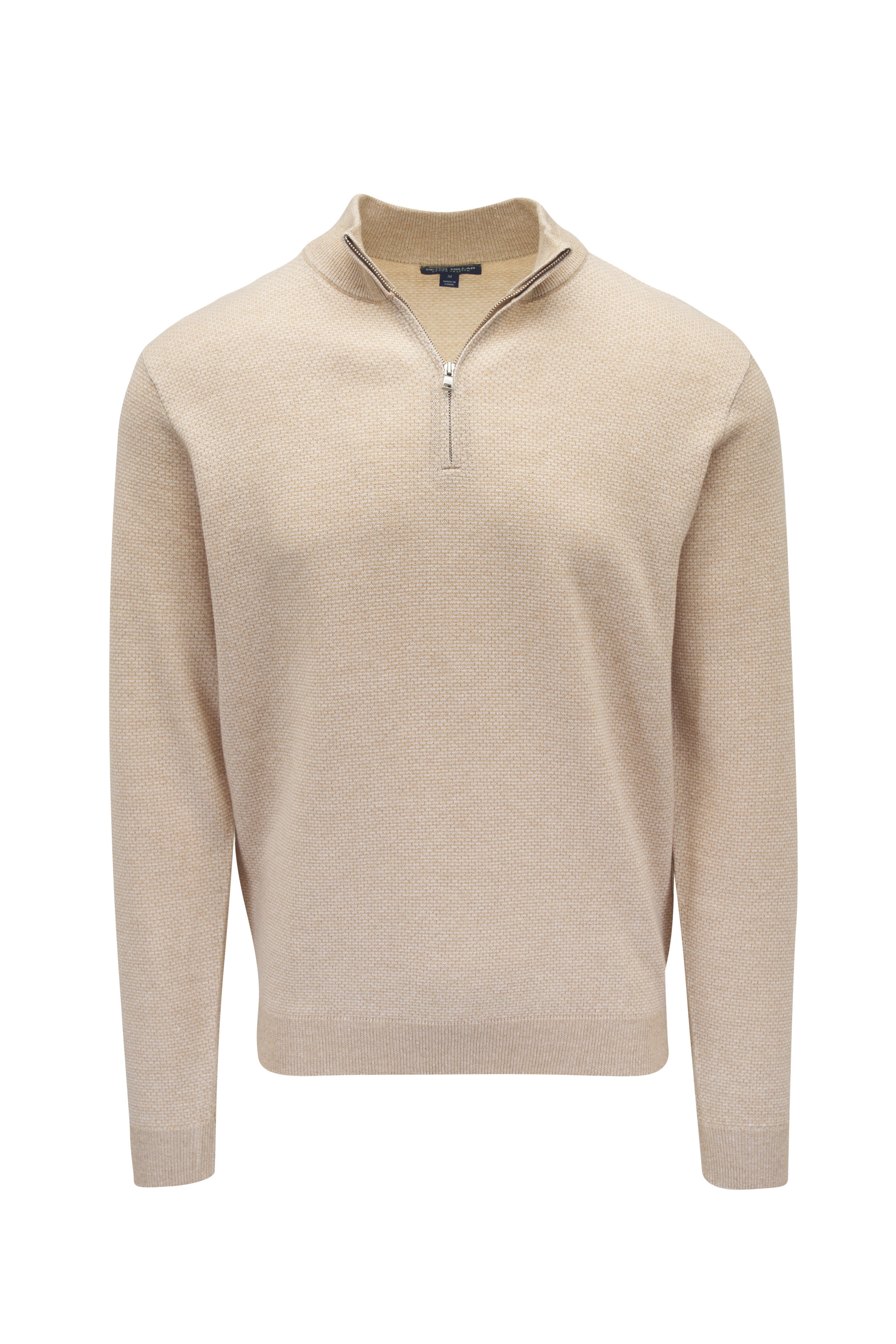 Peter Millar - Ashland Cheshire Brown Quarter Zip Pullover