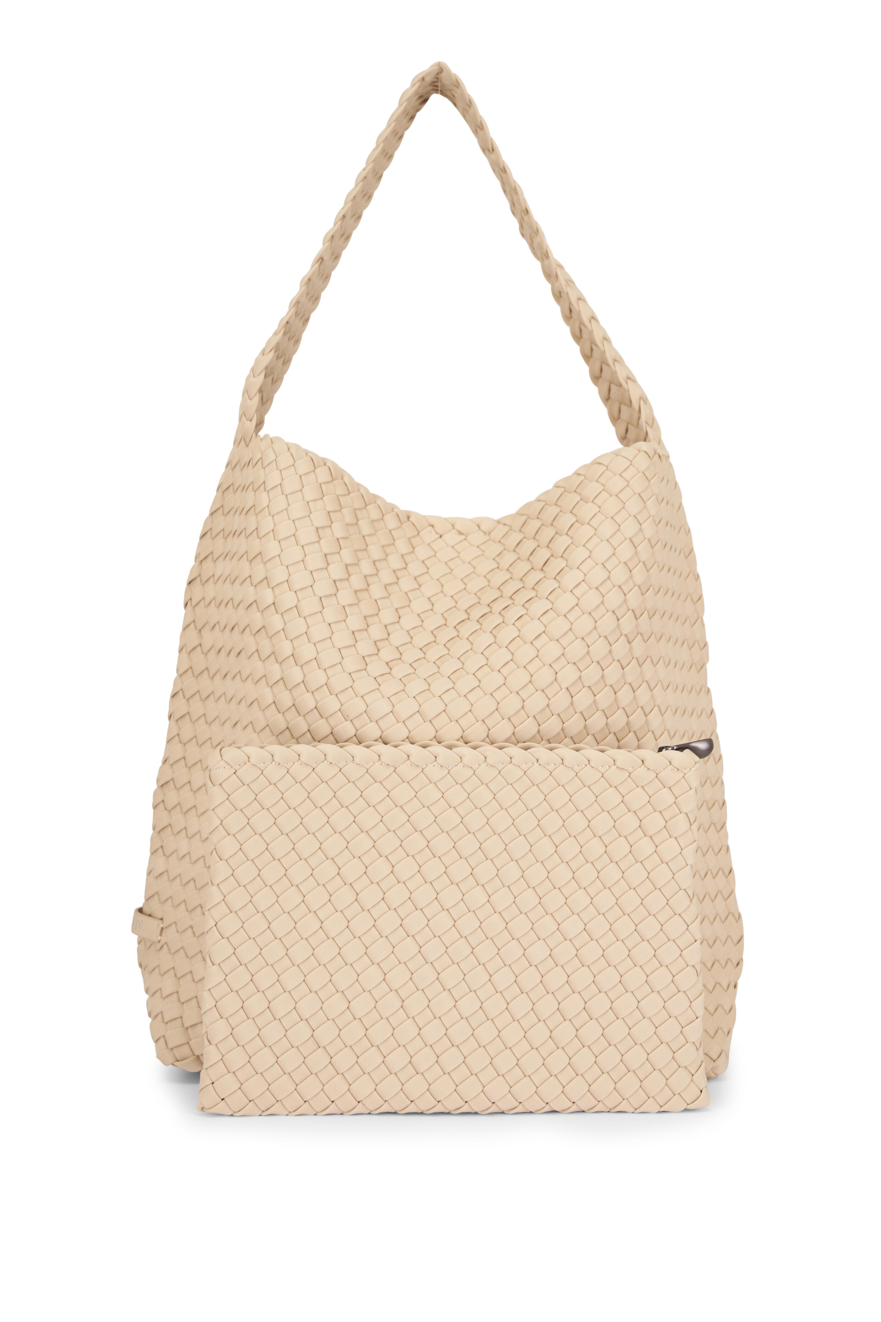 Naghedi - Medium Nomad Ecru Hobo - view 6