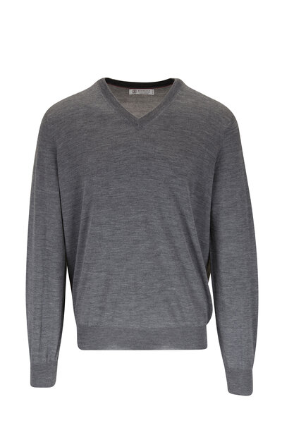 【関税＆送料込み】Brunello Cucinelli Cashmere And Silk T-S Brunello Cucinelli Sparkling Cashmere-Silk Blend Knit T
