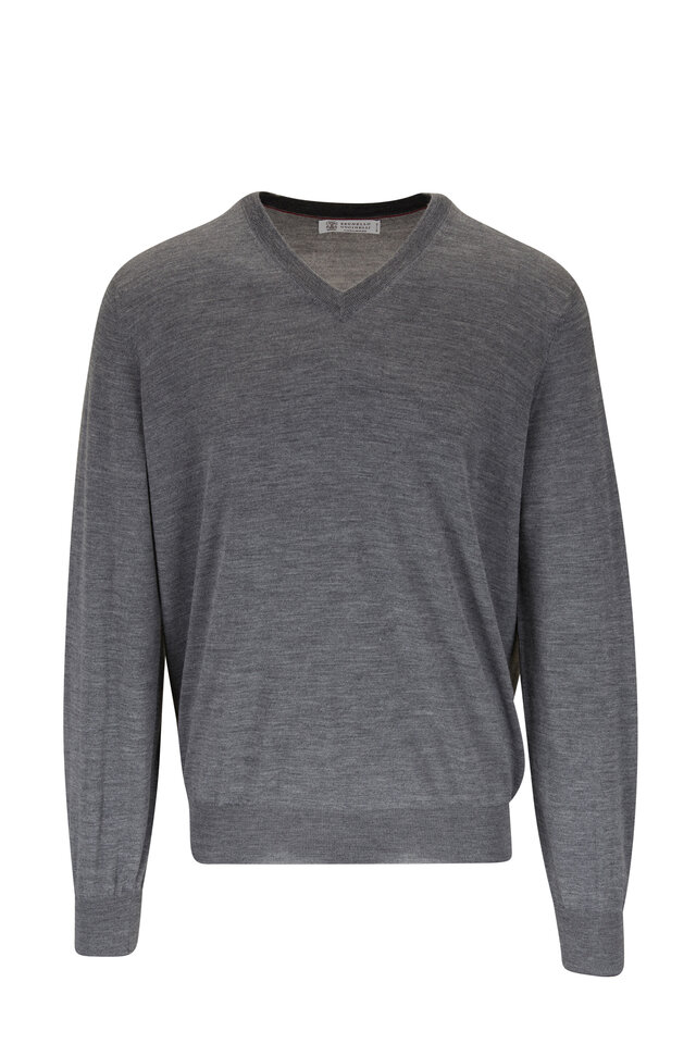 BRUNELLO CUCINELLI カシミヤ ジップアップセーター ☆BRUNELLO CUCINELLI☆モニーレ☆カシミヤ☆ジップ☆ニット