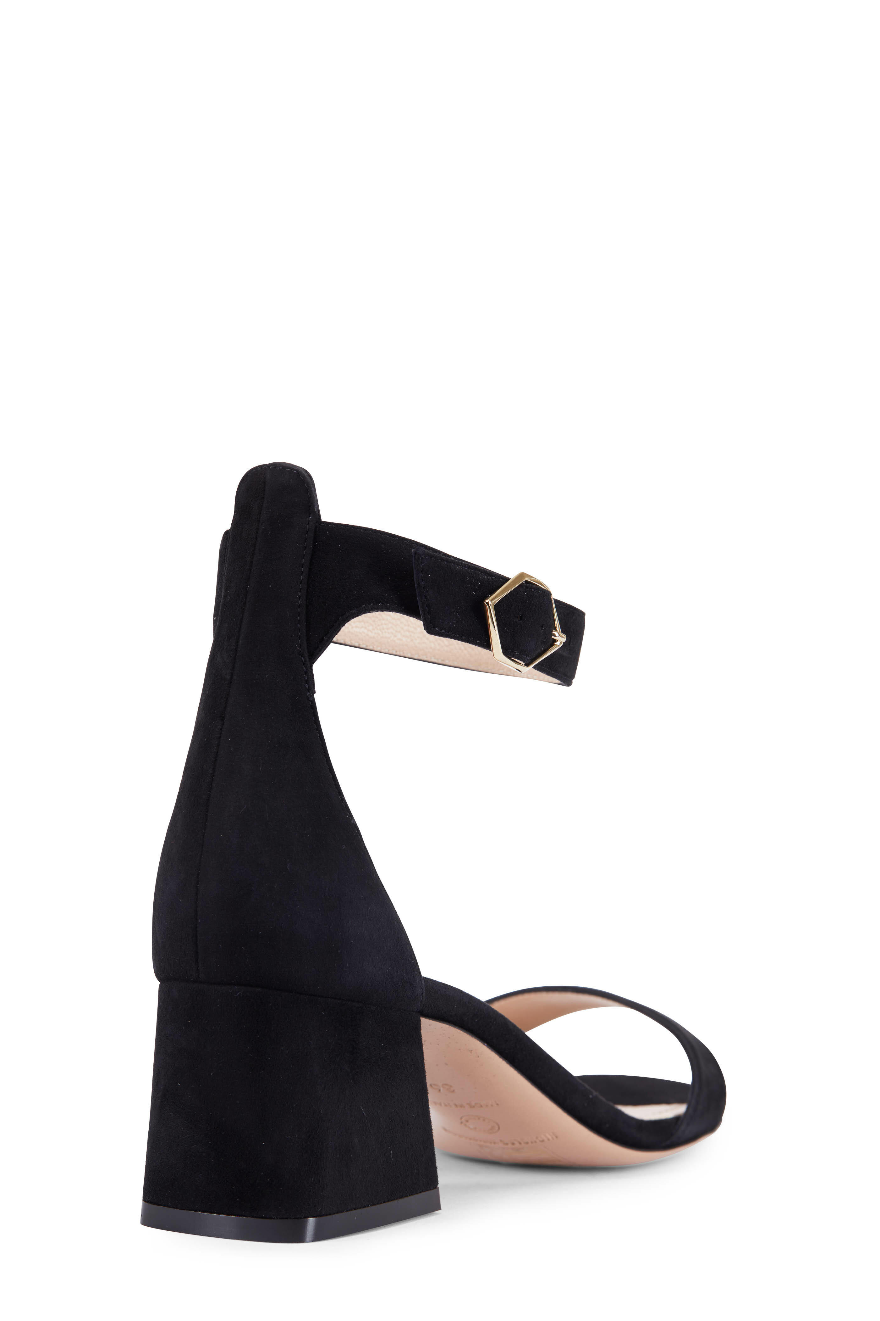 Nicholas Kirkwood Women's Pearl Nappa Black Ankle-High Leather Slingback -  9 M 