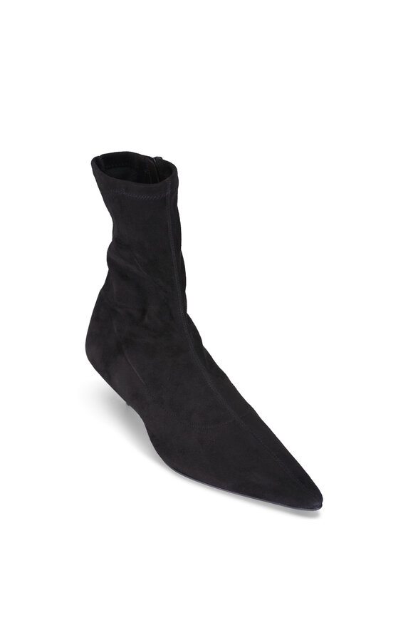 Aquatalia - Maddie Black Leather Boot | Mitchell Stores