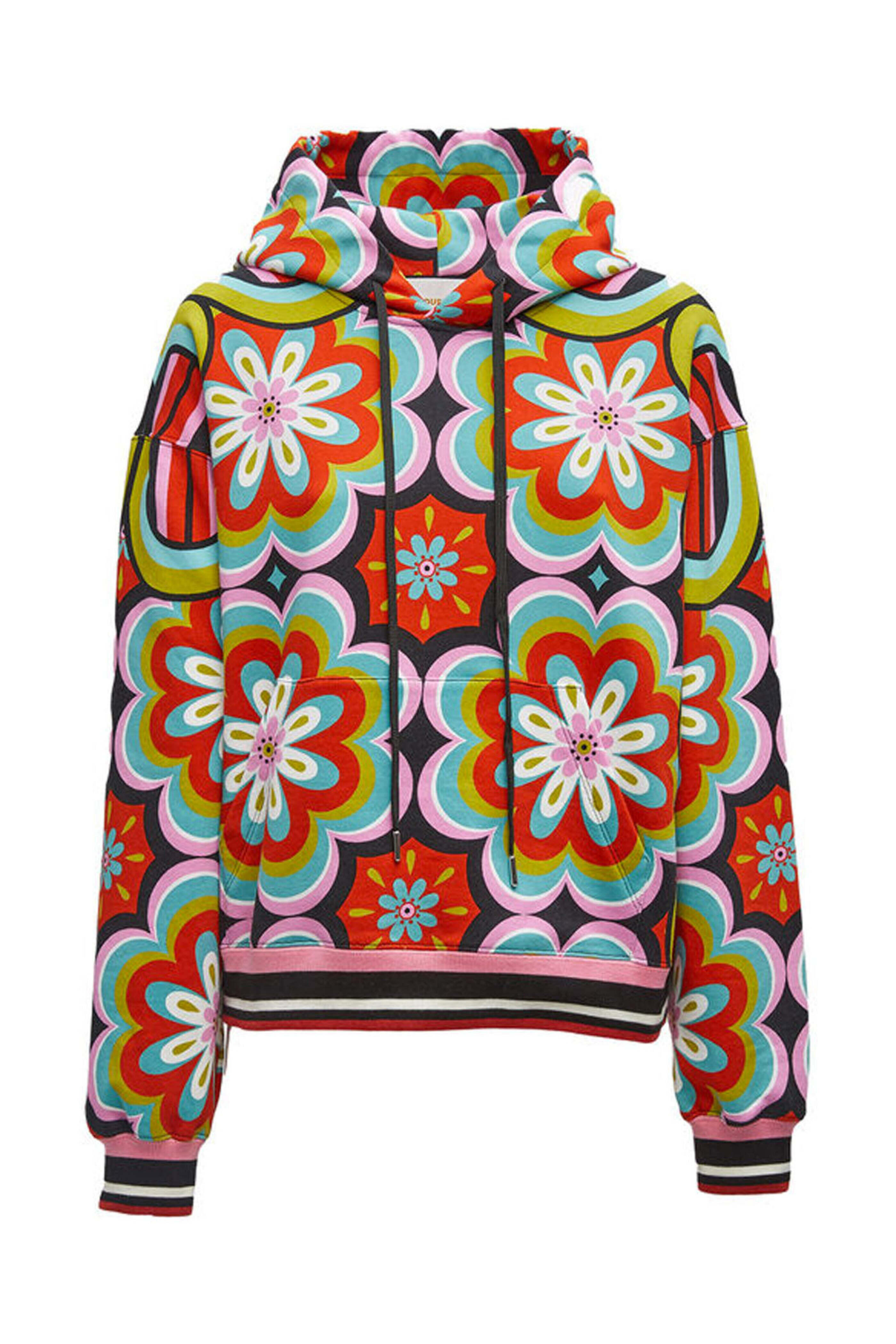 La DoubleJ - Ciccio Rosso Print Fleece Sweatshirt