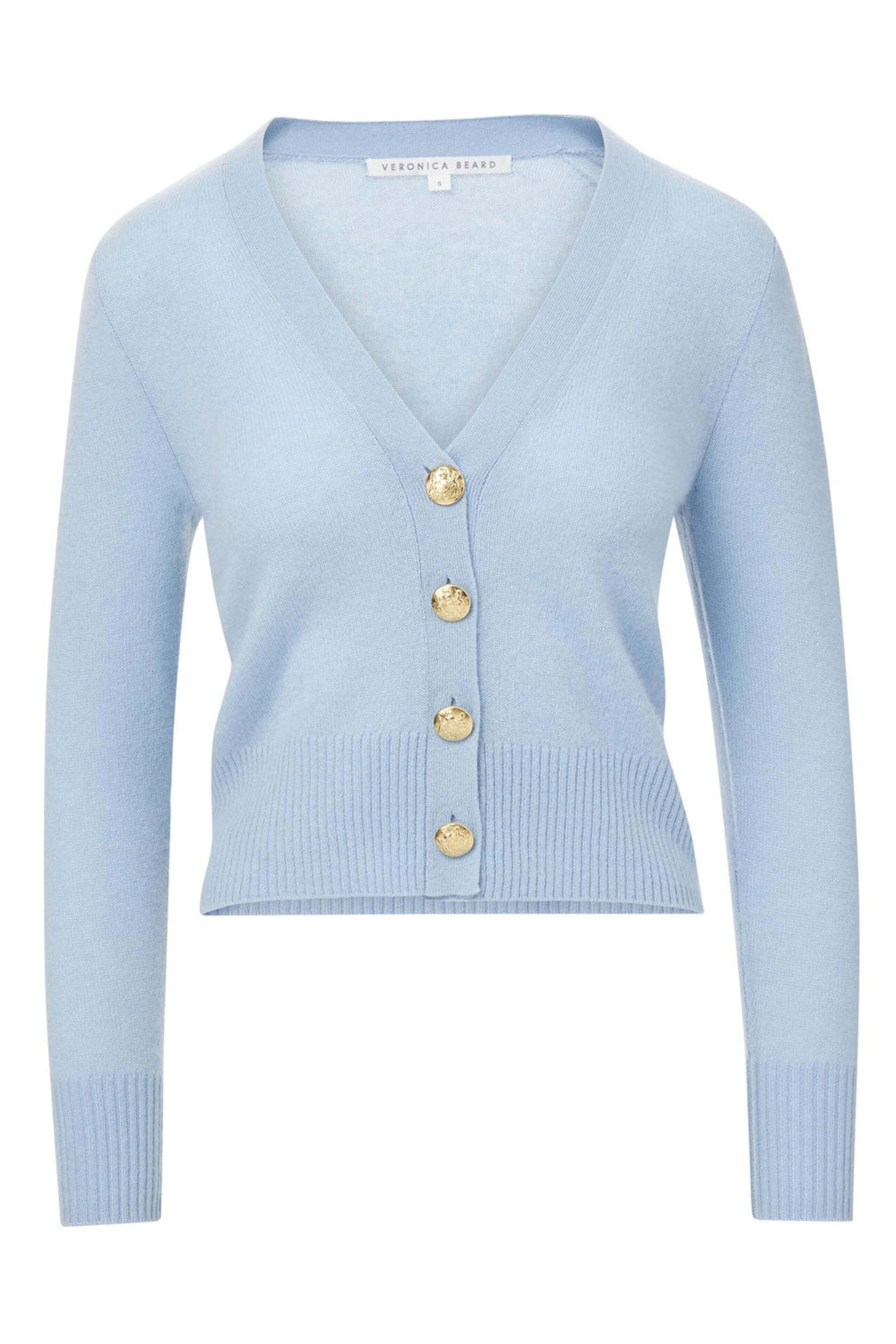 Veronica Beard - Light Blue Cashmere Solene Cardigan