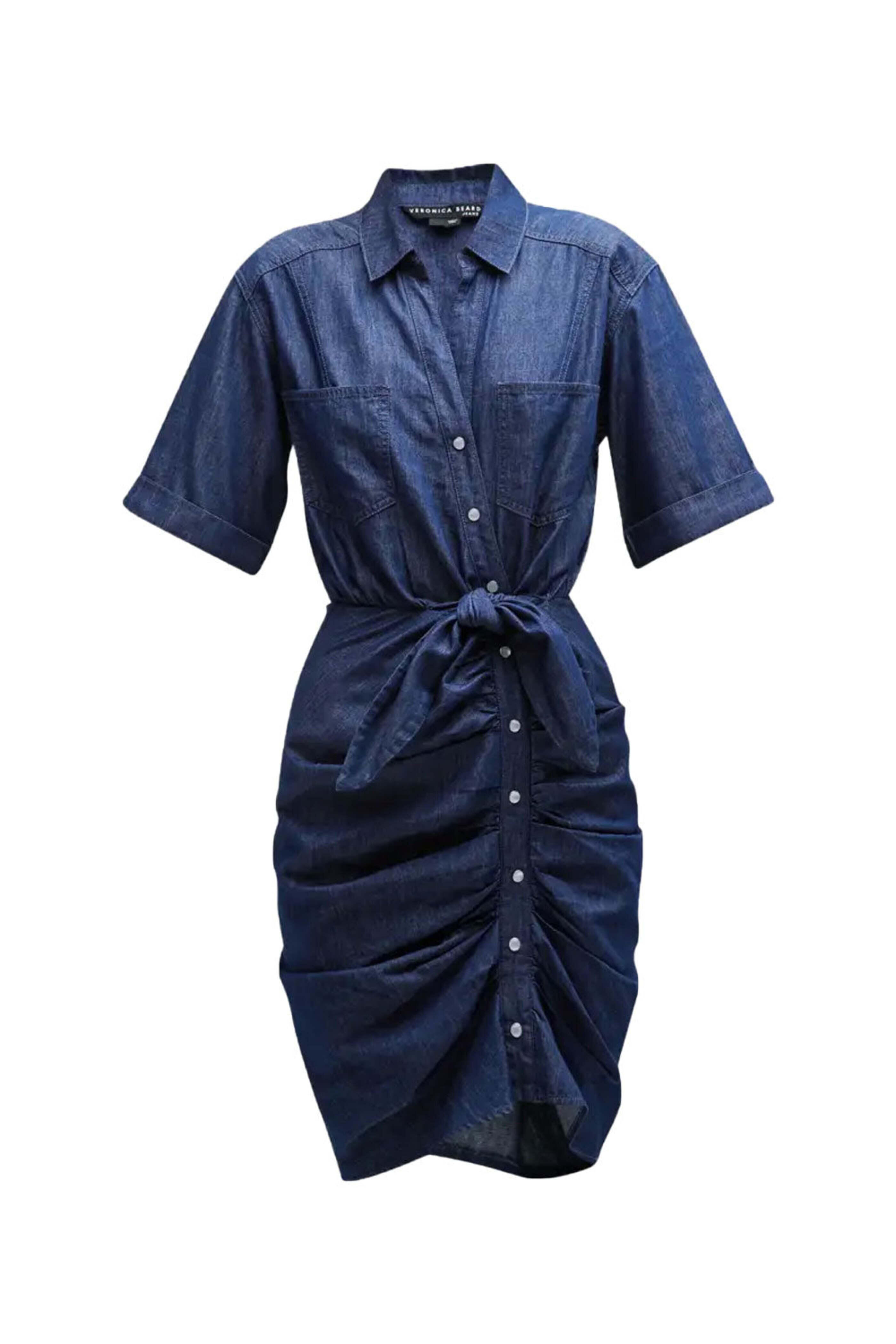 Veronica Beard - Washed Oxford Hensley Denim Shirtdress