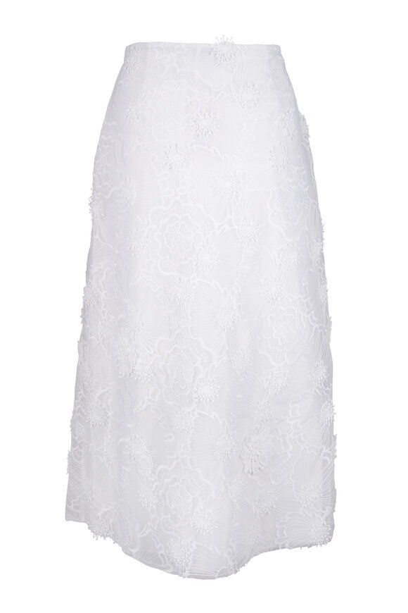 Dorothee Schumacher Sheer Meadow Floral Organza Midi Skirt - view 3