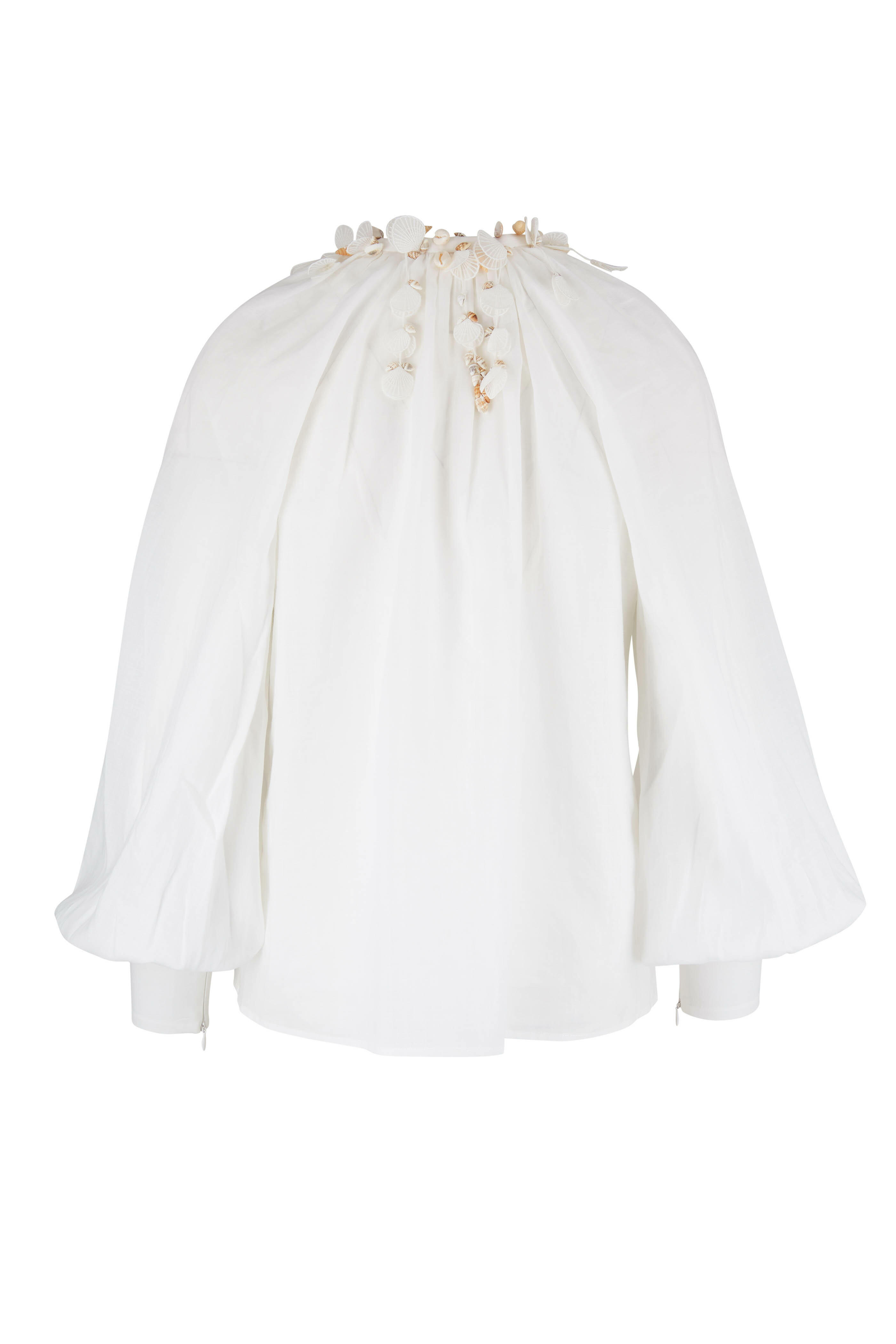 Zimmermann - Postcard Ivory Seashell Blouse