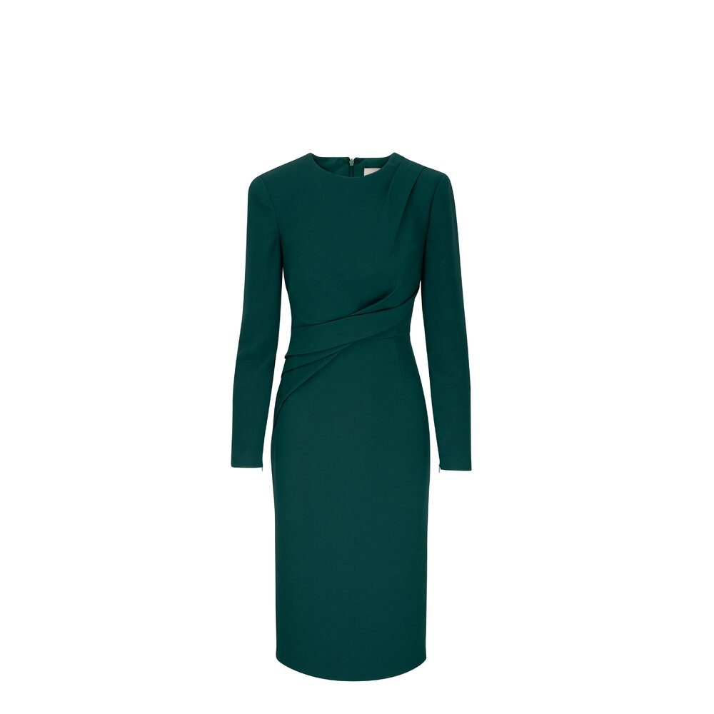 slim fit dress slacks Designer Wholesale Sage Green Beaded Jersey Prom Formal Dress main image 1
