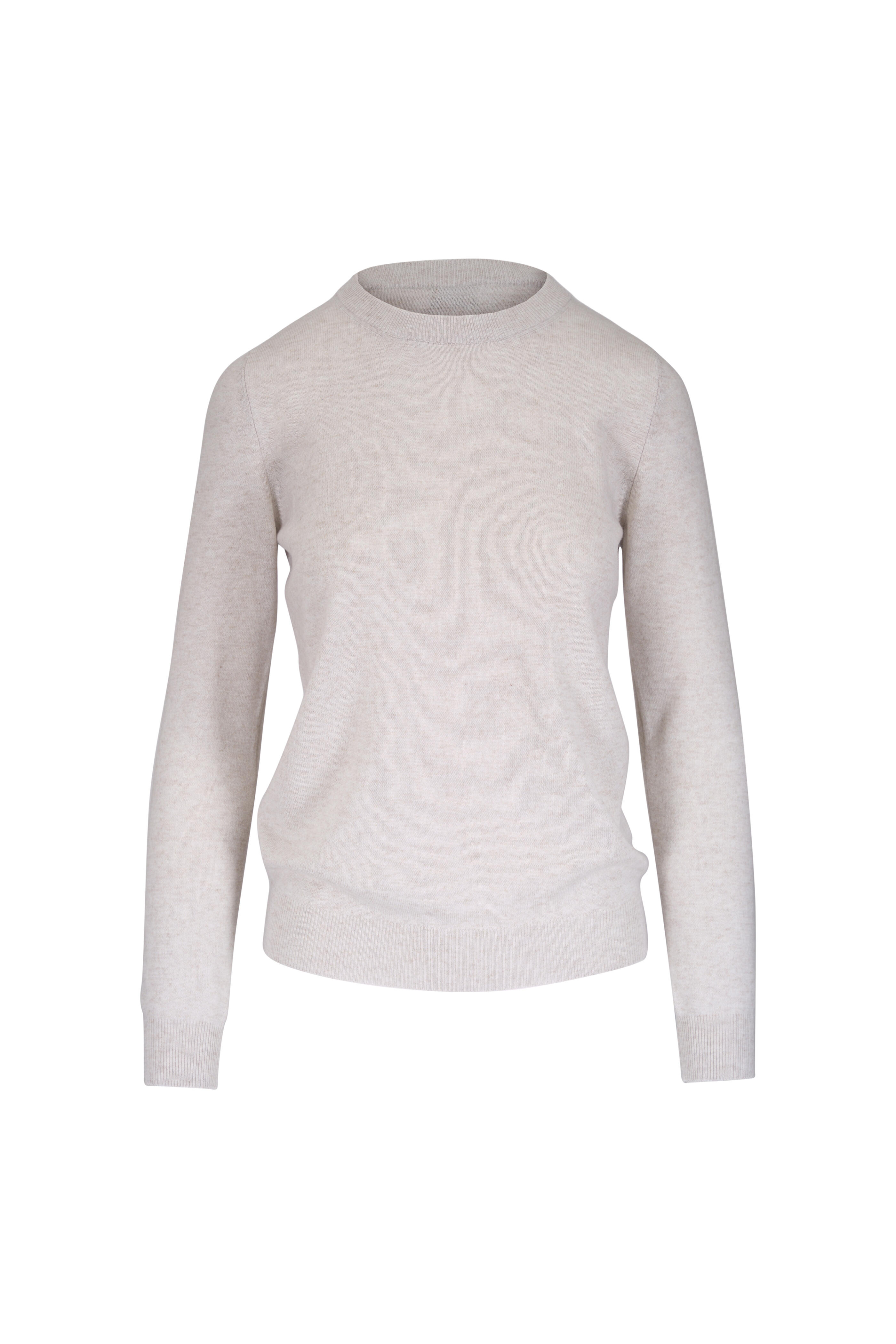 Brunello Cucinelli - Oyster Cashmere Monili Sweater - view 1