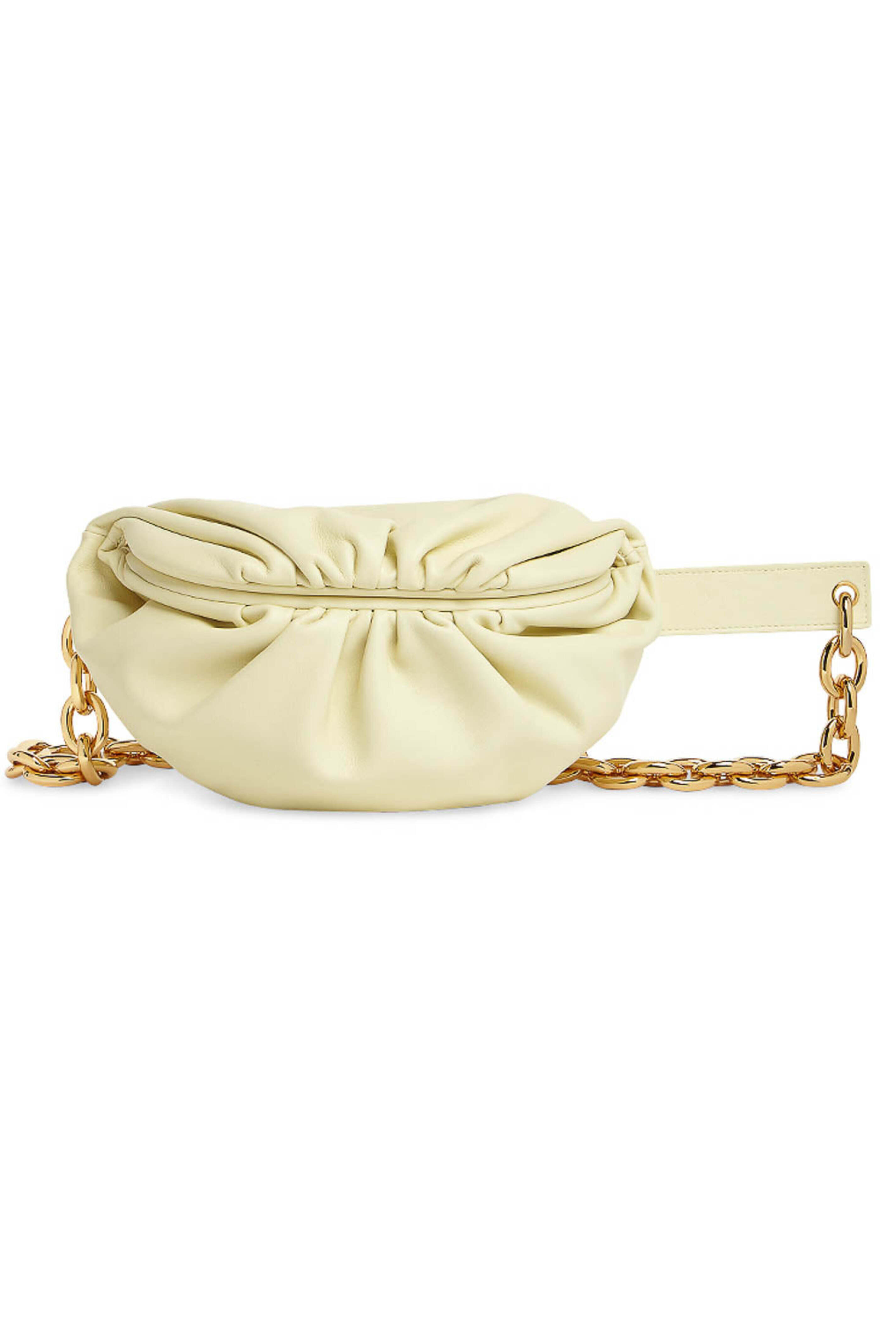 Bottega Veneta - Belt Chain Pouch in Ice Cream