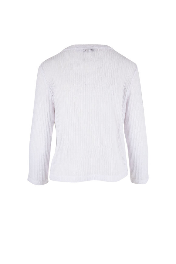 Vince - Optic White Bracelet Sleeve Sweater