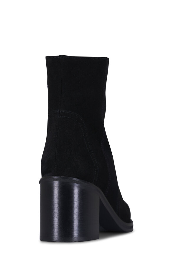Aquatalia Janella Black Suede Bootie, 70mm - view 4
