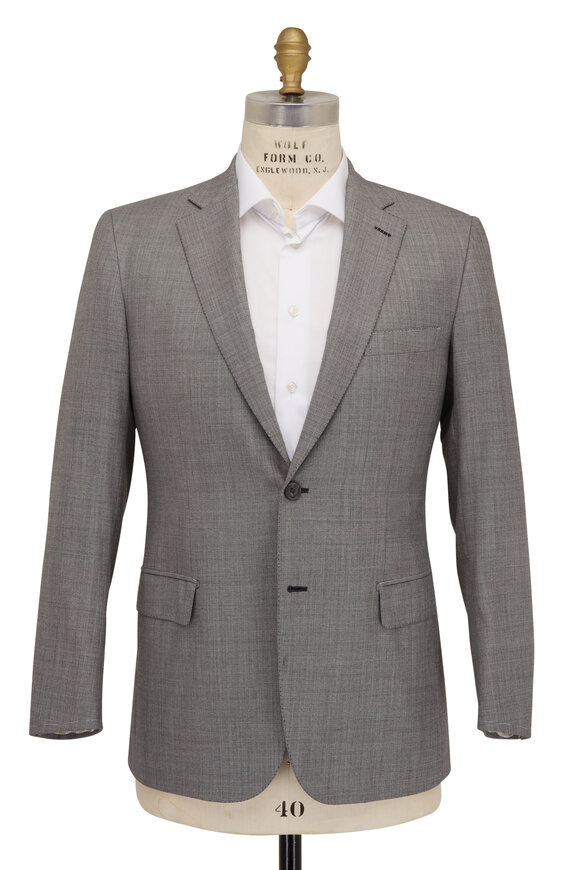 Brioni - Medium Gray Wool Suit