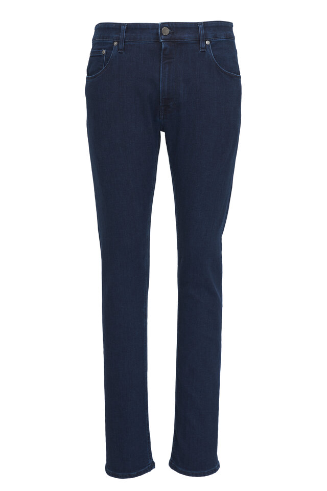 Marco Pescarolo - Dark Red Denim 5 Pocket Pant | Mitchell Stores