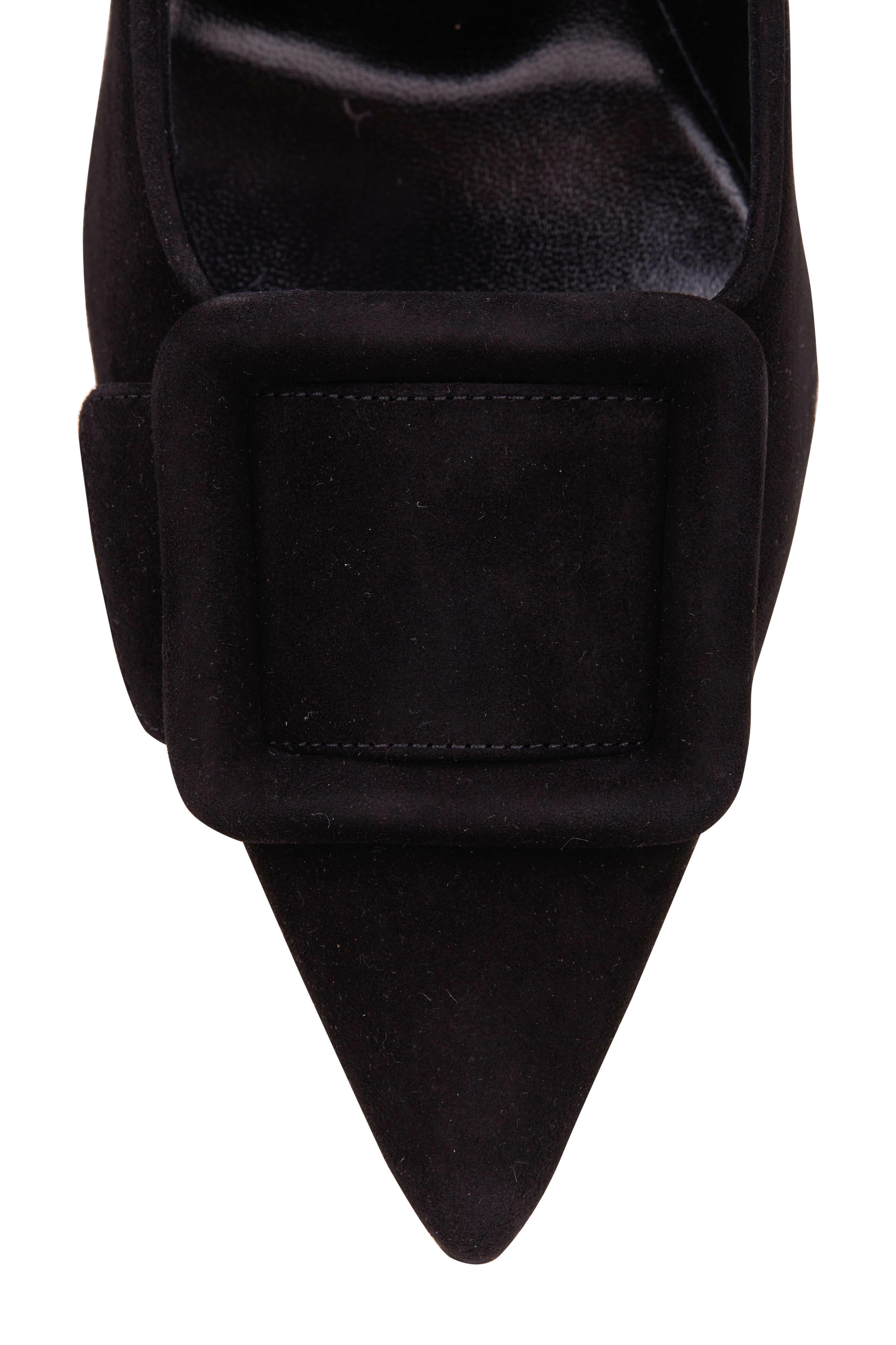 【MANOLO BLAHNIK】Maysale フラット スエード ブラック MANOLO BLAHNIK】Maysale フラット スエード ブラック (Manolo