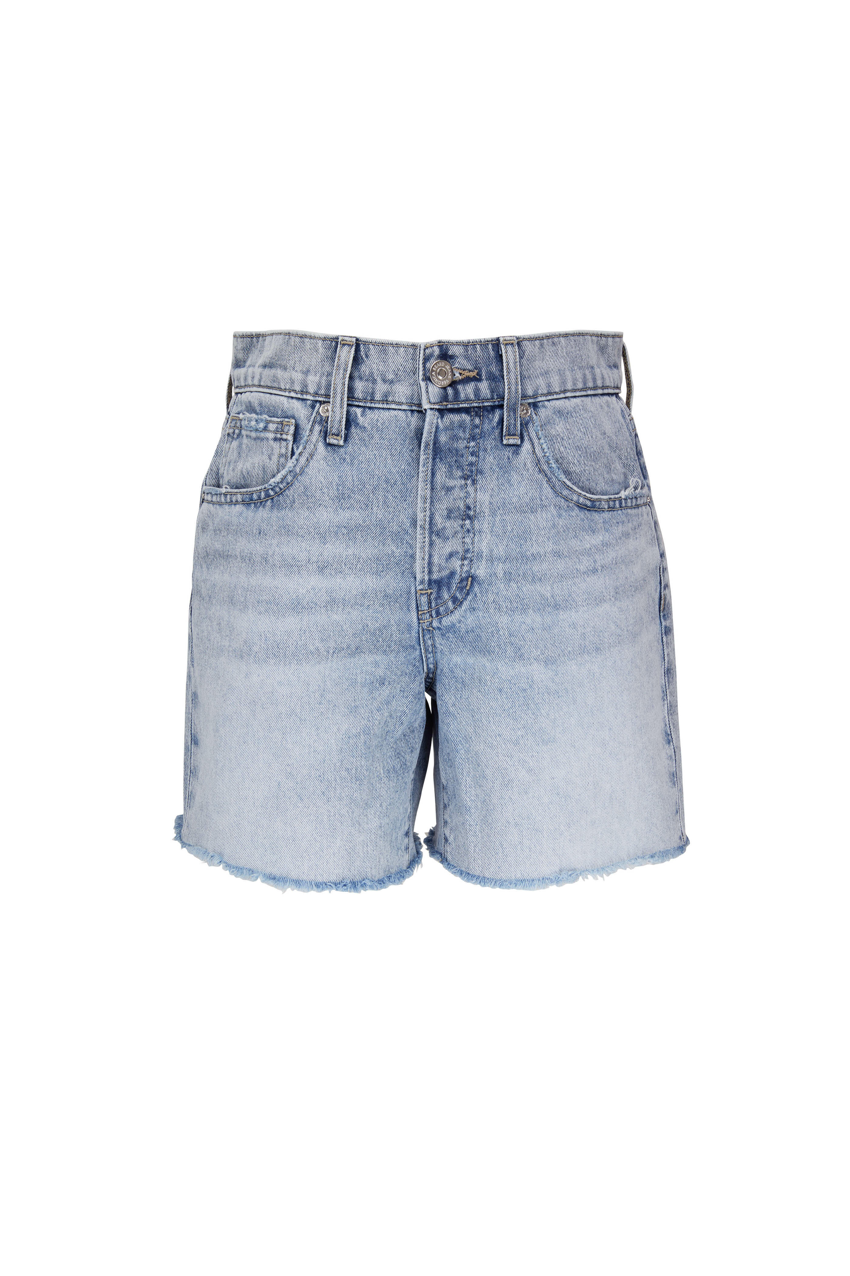 Veronica Beard - Shiloh Denim Mid-Length Shorts | Mitchell Stores