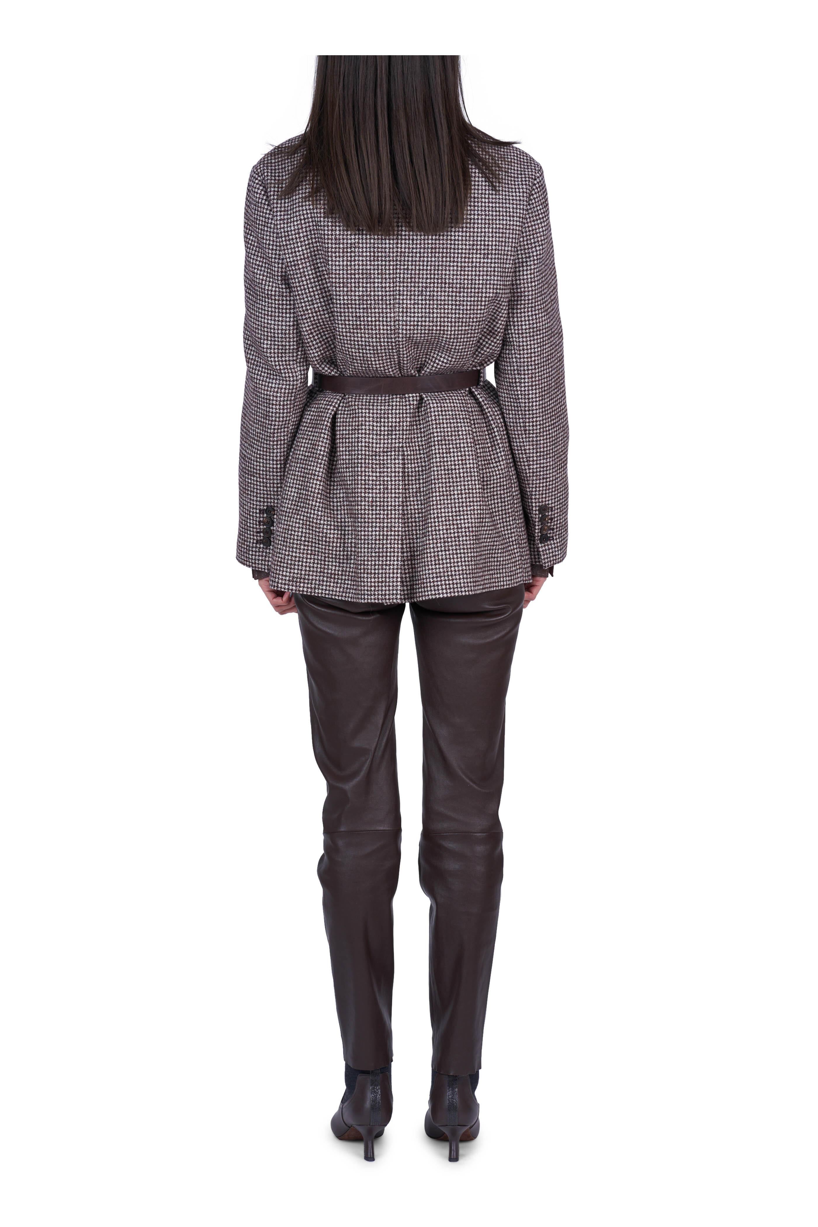 Brunello Cucinelli - Beige Embroidered Knit T-Shirt