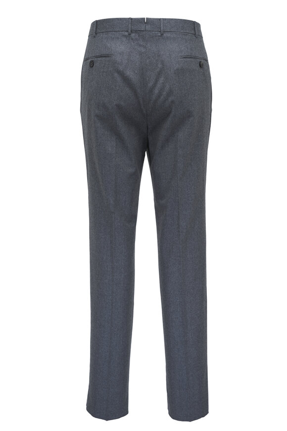 Zegna - Medium Gray Wool Pant 