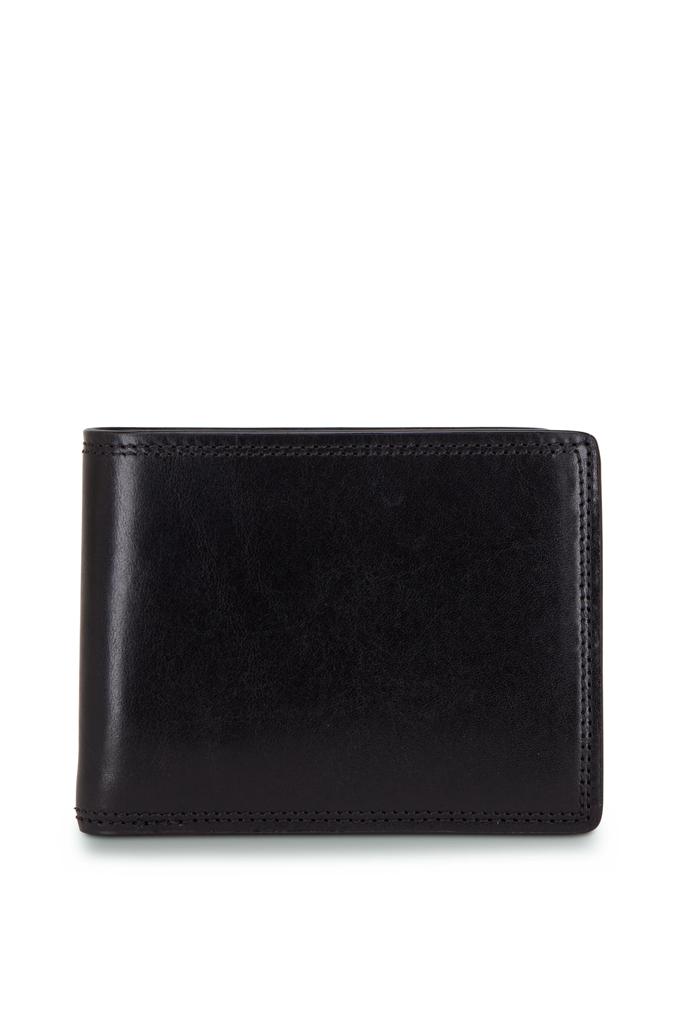 Bosca - Black Smooth Leather Bi-Fold Wallet | Mitchell Stores