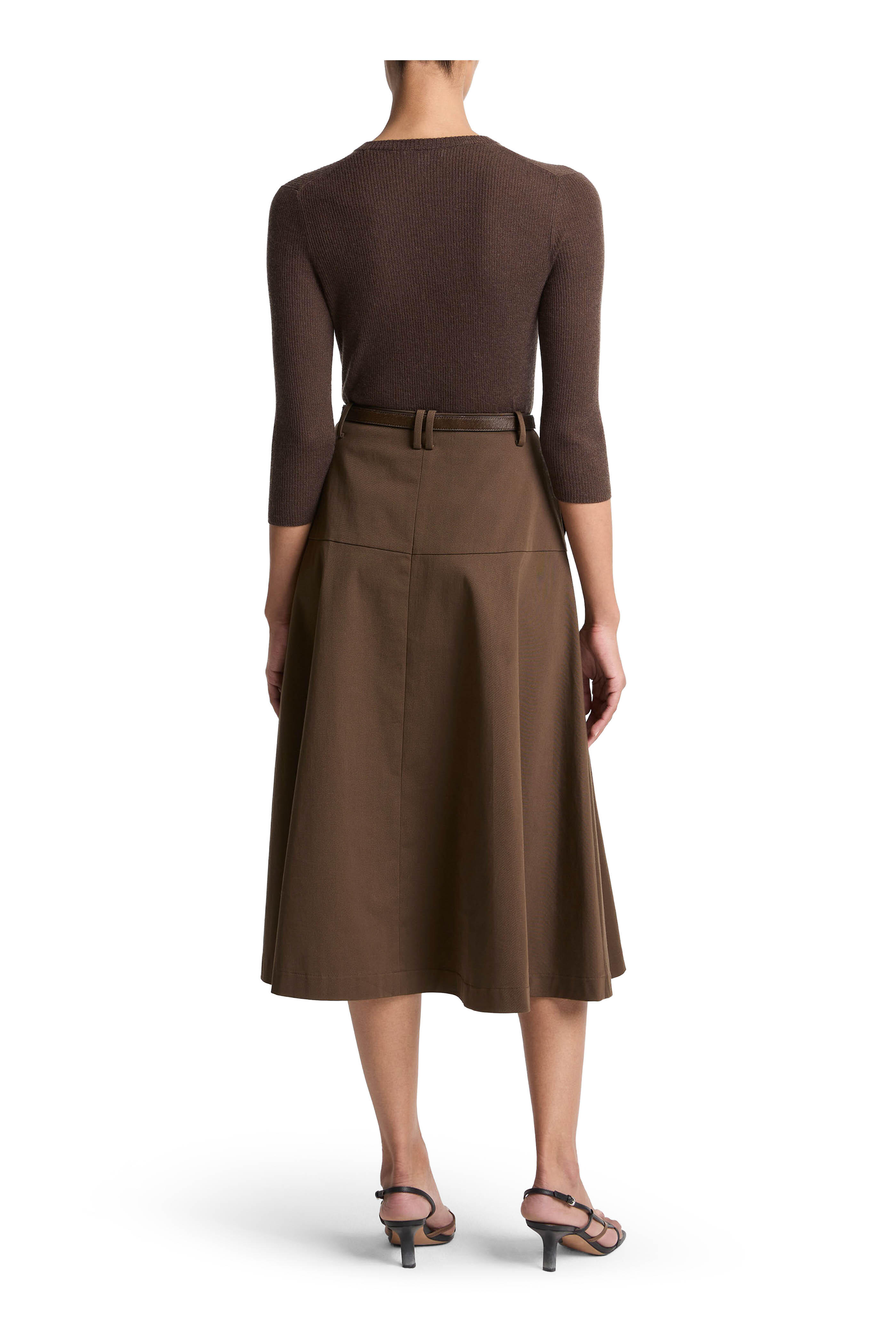 Vince - Willow Stretch Cotton Utility Skirt