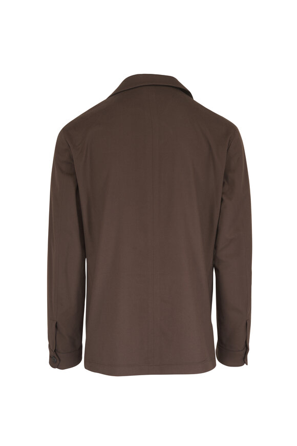 Atelier Munro Brown Wool Overshirt - view 2