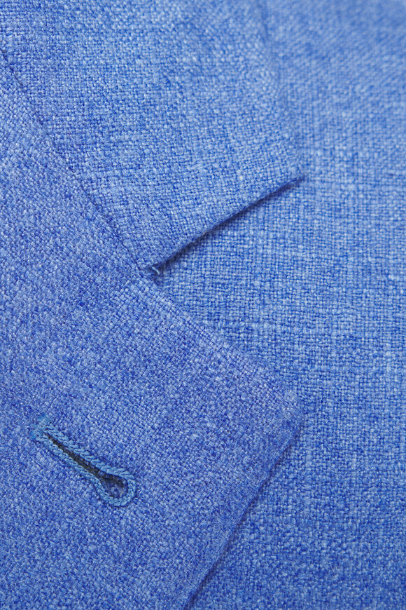 Canali - Kei Spring Blue Silk & Cashmere Sportcoat