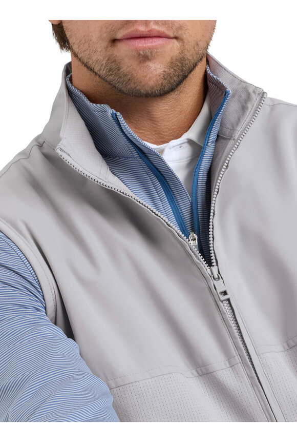 Peter Millar Flow Gale Gray Lightweight Vest - view 5