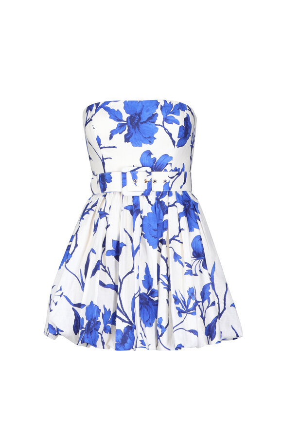 Cara Cara Cobalt Swan Mini Dress